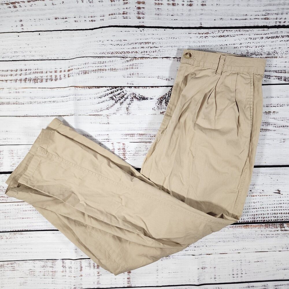 Vintage Polo By Ralph Lauren Kaki Pants Men’s Size 32X36 Brown RN 41381 USA